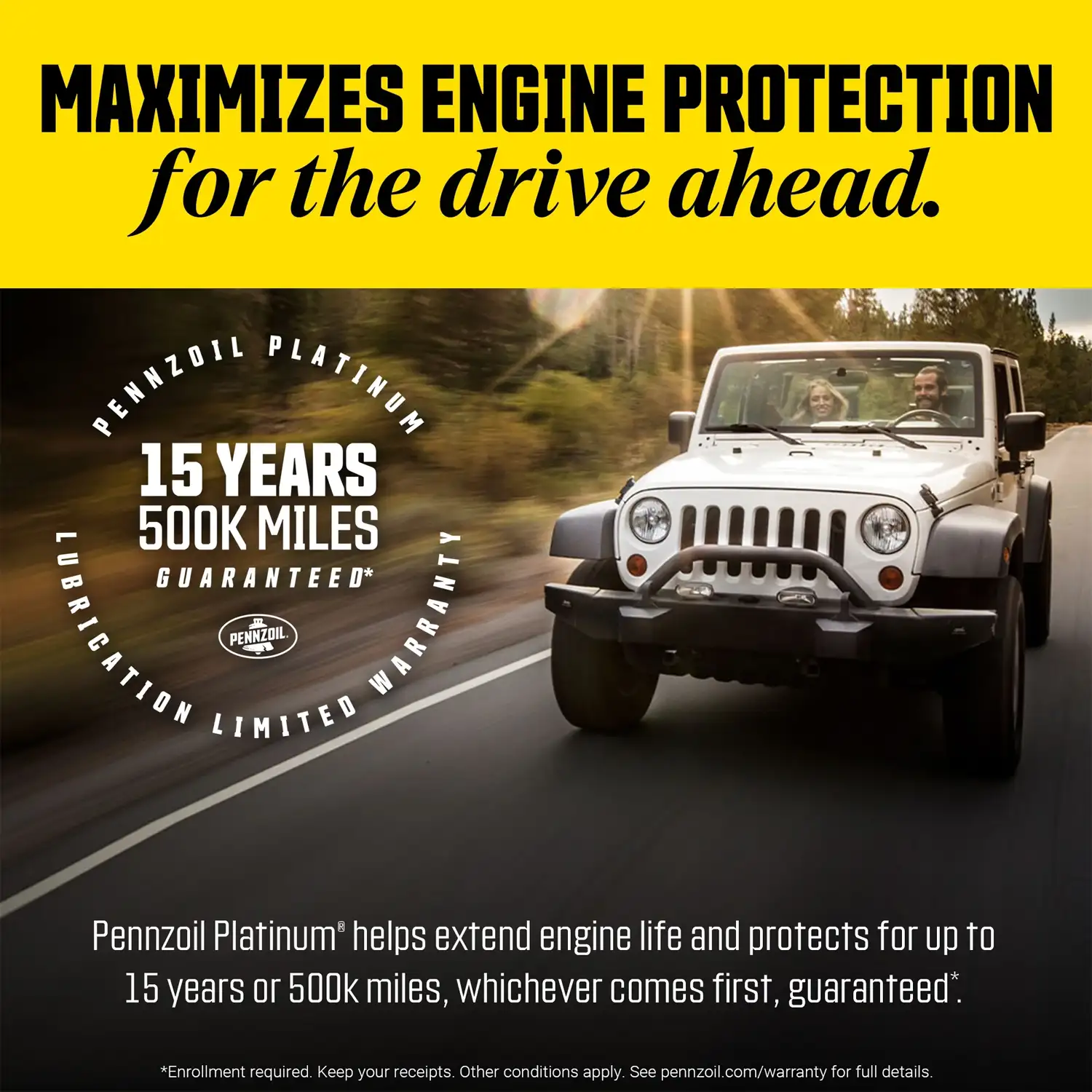Pennzoil Platinum Full Synthetic 0W-20 Motor Oil, 5 Quart - Görsel 4