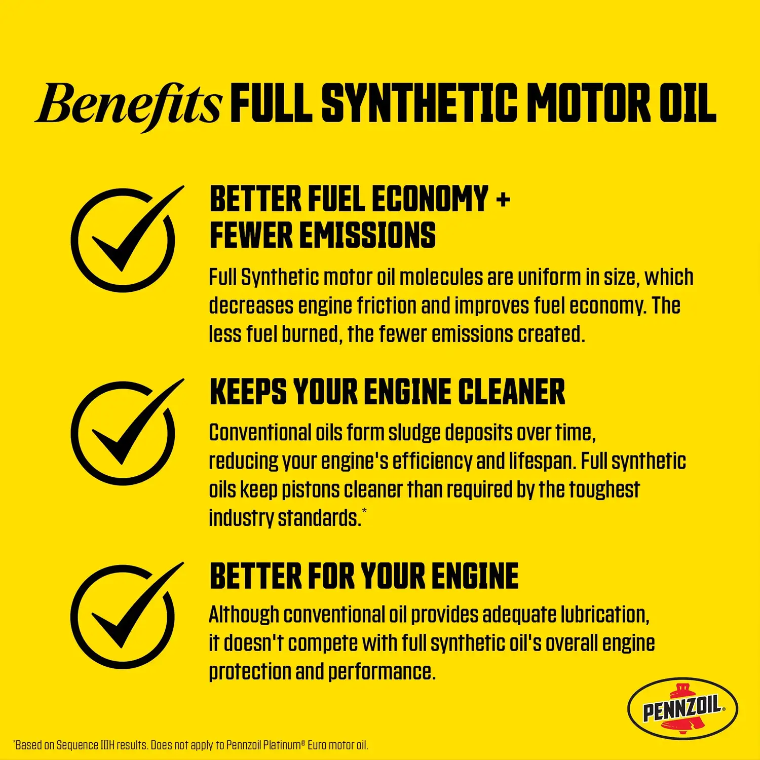 Pennzoil Platinum Full Synthetic 0W-20 Motor Oil, 5 Quart - Görsel 3